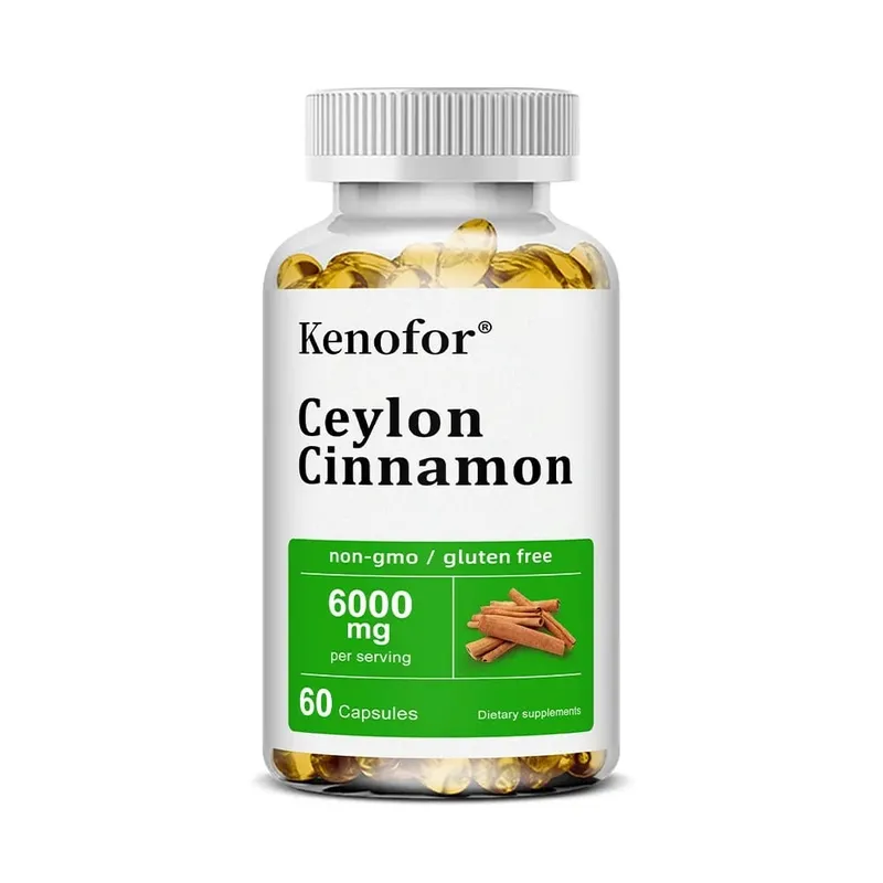 Ceylon Cinnamon Supplement 6000mg - Energy & Heart Health Support Antioxidant Non-GMO & Gluten Free - 30/60/120 Capsules — image 8
