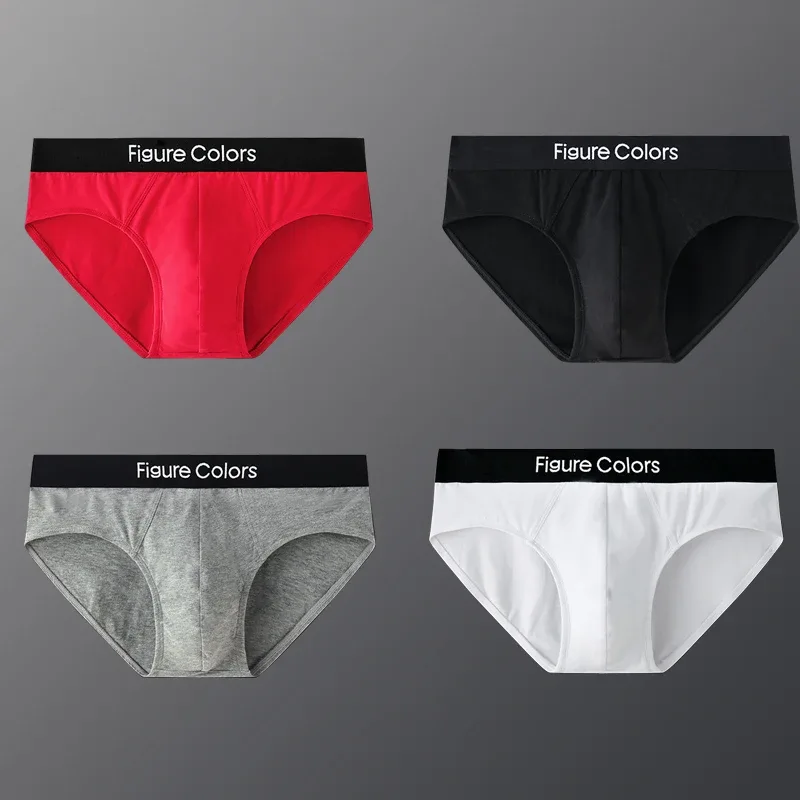 4pcs Men's Briefs Underwear Sexy Antibacterial Men's Panties Underpants Male U Convex boxer briefs for Man Absorbent Elastic — image 28