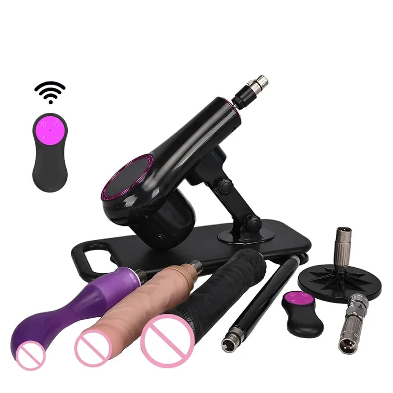 sex machine thrusting love machine automatic telescopic vibrator with Different Dildo Attachments Toys Sex toys — image 13