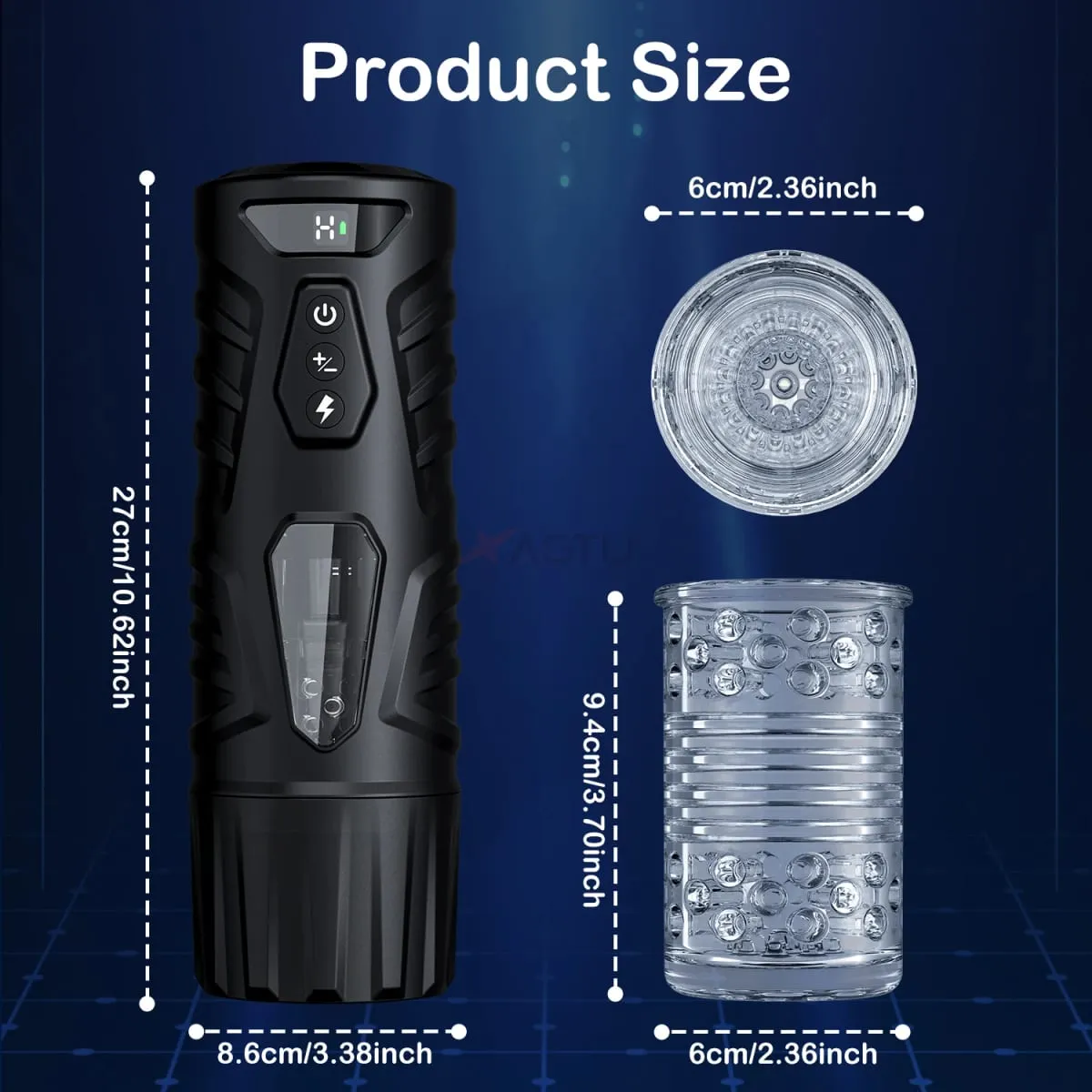 Telescopic Male Masturbator Automatic Thrusting Rotating Mastubator Cup Electric Sex Toy Pocket Pussy For Men Adult Supplies