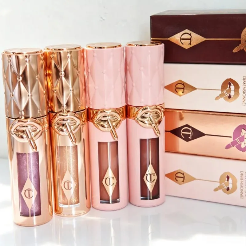 Charlotte Latest Tilbury Moisturized Plump Lip Gloss Highlights Concealer Liquid Foundation Two Color Heartbeat Blush Makeup — image 2