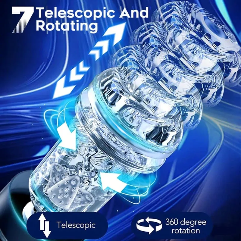 Automatic Male Masturbator Cup Pocket Pussy Stroker with 3 Pump 7 Thrusting Rotating Vibrating Sucking Sex Machines Sex toys Men — image 4