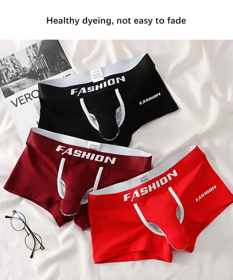 Fashion Mens Underwear Elephant Nose Big Penis Pouch Comfortable Boxer Shorts Panties Cotton Breathable Men's Underpants Undies — image 3