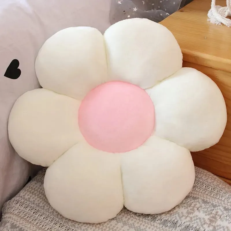 New Nordic Ball Solid Color Cushion Stuffed Flower Plush Pillow for Sofa Waist Office Cushion Kid Toy Gifts Home Decoration