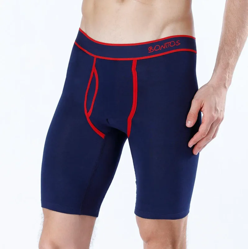Long Men Boxer Underwear Men Underware Boxer Shorts Mens Cotton Long Leg Boxers Underpants for Brand Quality Sexy Pouch Panties — image 9