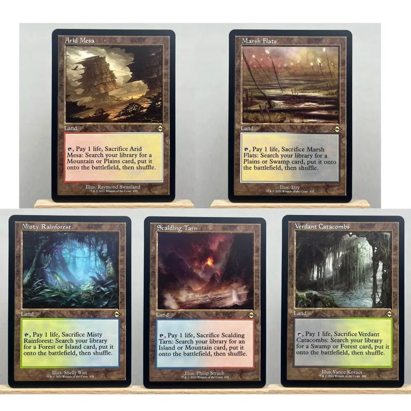MH2 HOLO7-Ⅰ03 Tcg Cards German Black Core Ragavan Nimble Urza's Saga Fetch Lands Arid Mesa the Cabal Coffers — image 21