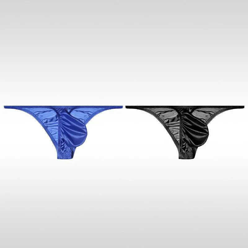 Men's Underwear Ice Silk Low Rise Sexy Bikini Briefs — image 13