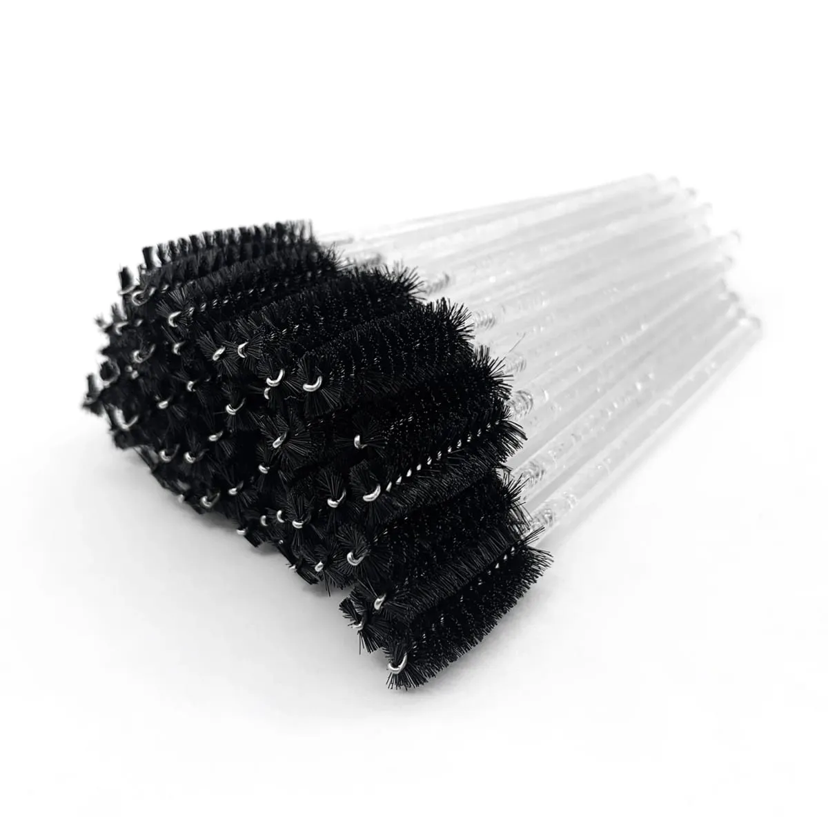Brosses à cils jetables, manche en diamant en cristal, brosse à cils, baguettes de Mascara à sourcils, fournitures d'extension de cils, outils de maquillage — image 3