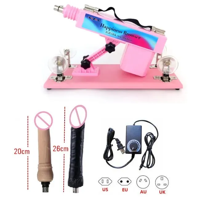Automatic Retractable Sex Machine With Dildo Penis Anal Plug Female Vibrator Erotic Sexy Toys for Couples Men Women Adult Games — image 9