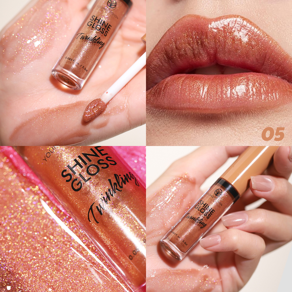 Watery Glossy Color Burst Lip Nectar Lovely Little Shaved Ice Lip Dew Fine Glitter Lip Gloss Water Gloss Lip Mirror Lip Glaze — image 16