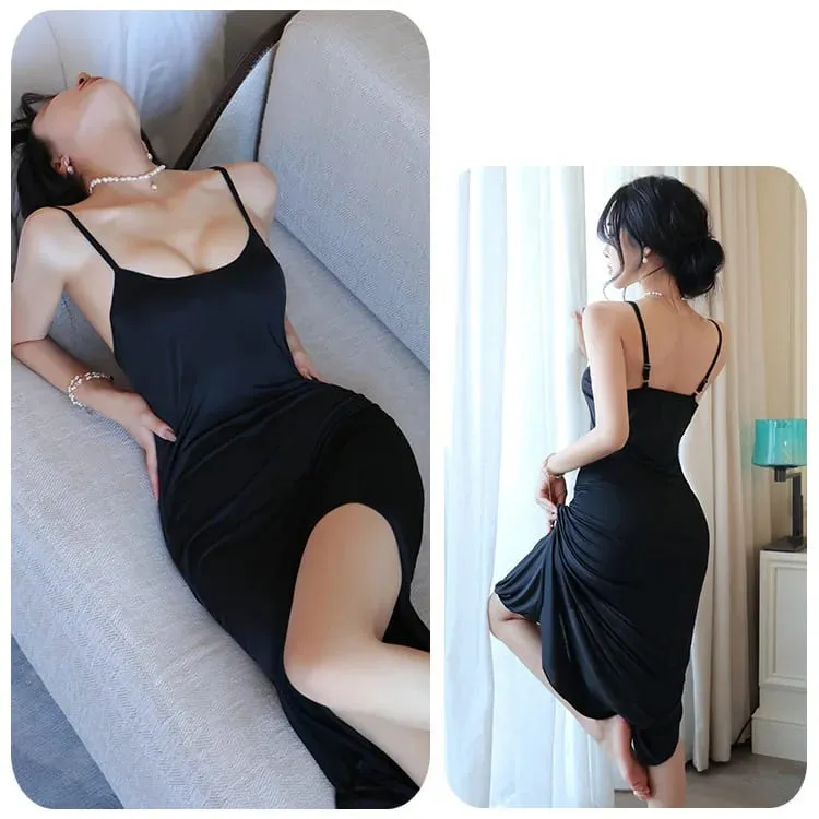Dress Smooth camisole jumpsuit with elegant temperament and tight fit Casual women's dresses Woman clothing formal dresses woman — image 8