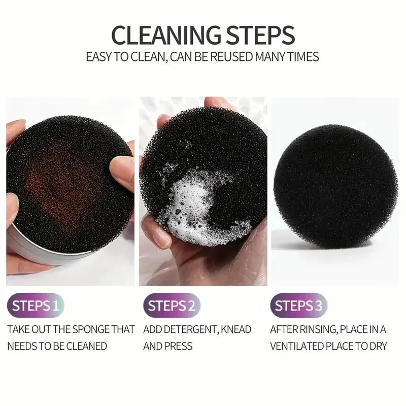 Makeup Brushes Cleaner Sponge Dry Cleansing Make Up Brushes Cleaner Eye Shadow Eyebrow Blush Color Removal For Outdoor Travel — image 6