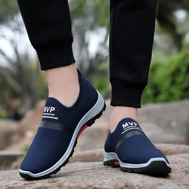 Summer Mesh Men Shoes Lightweight Sneakers Men Fashion Casual Walking Shoes Breathable Slip on Mens Loafers Zapatillas Hombre — image 5
