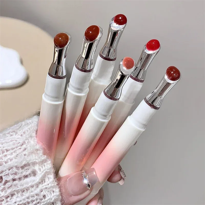 Kakashow Mirror Watery Lip Gloss Iron Brush Head Jelly Lipgloss Moisturizing Lip Tint Lipstick Nature Nude Lips Makeup Cosmetics — image 3