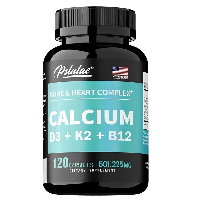 Calcium Supplement with Vitamin D3 K2 B12 - Supports Bone Health Relieves Bloating Immune System Improves Absorption — image 9