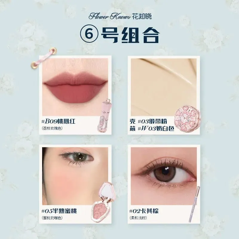Flower Knows Bunny Garden 4-Piece Makeup Set Cushion BB Cream Liquid Lipstick Easy-Apply Blush Waterproof Eyeliner Cosmetics Kit — image 8