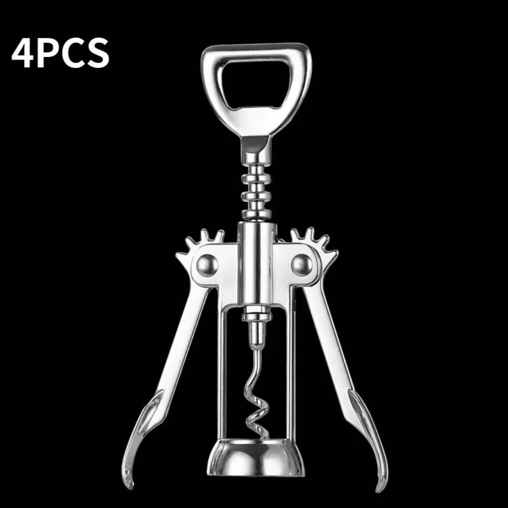 Red Wine Bottle Opener Beer Driver SteelWine Corkscrew Wine Opener Multifunctional Stainless Corkscrew Kitchen Supplies — image 9