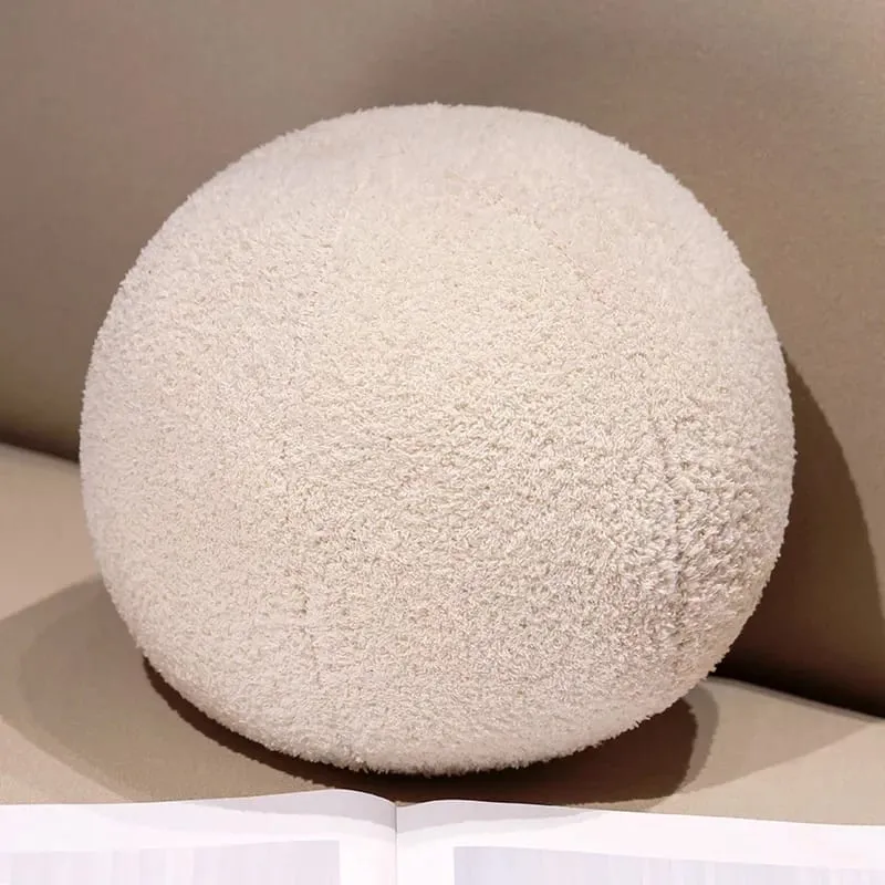 30cm Ins Style Ball Pillow Soft Plush PP Cotton Sofa Pillow Ornament Stuffed Nordic Round Pillow Throw Pillows Home Decoration — image 32