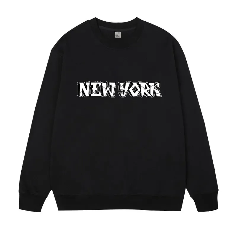 Plus Size Pullovers Men's Sweatshirts 110-185kg Oversized Round Neck Long Sleeve Tees Loose Tops Big Size Male Clothing 1XL-7XL