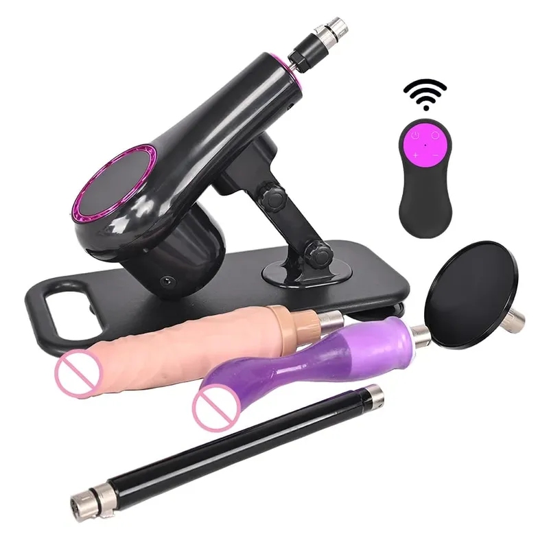 sex machine thrusting love machine automatic telescopic vibrator with Different Dildo Attachments Toys Sex toys — image 12