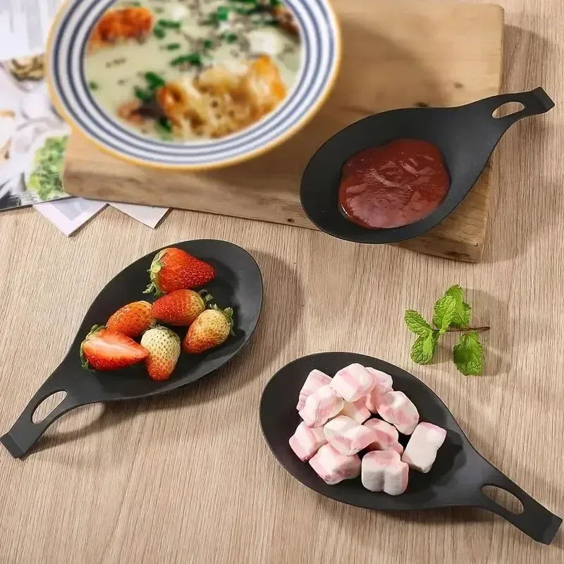 1/4 pçs silicone colher resto espátula titular resistente ao calor utensílio placemat bandeja ferramentas de cozinha espátula resto acessórios de cozinha — image 3