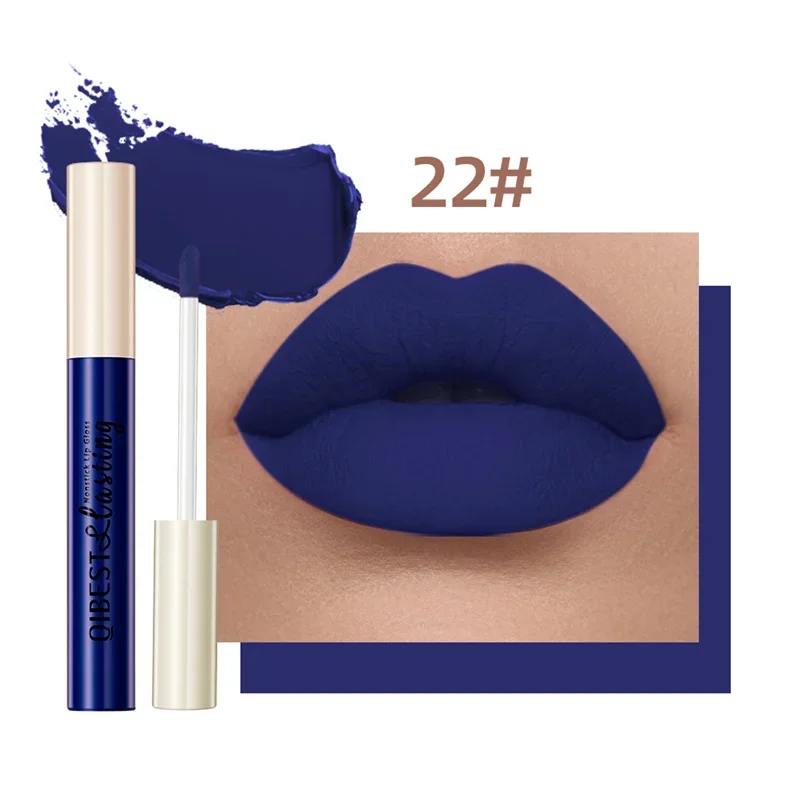 24 Colors Matte Liquid Lipstick Waterproof Long Lasting Velvet Red Lip Gloss Tint Makeup Cosmetic Lipsticks Lipglosses