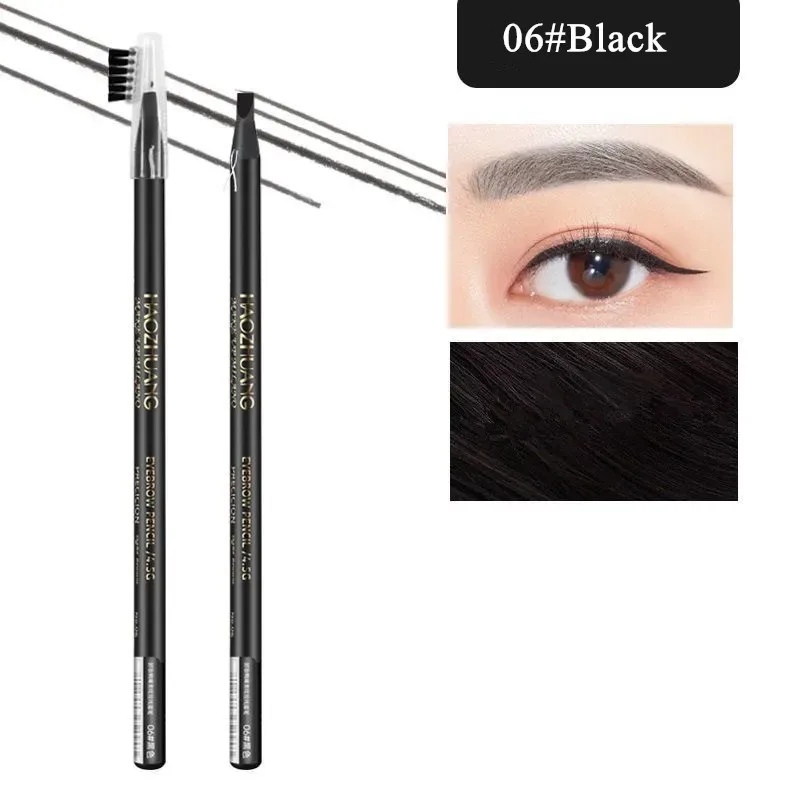 Hard Microblading Eyebrow Pen Natural Wild Brows Eye Brow Definer Enhancers Pencil Waterproof Long Lasting — image 11