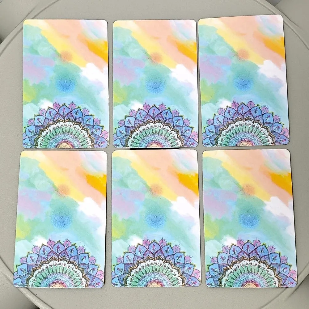 Rana System 9*6cm Watercolor Painting Lenormand Deck 42 Pcs Lenormand Cards — image 3