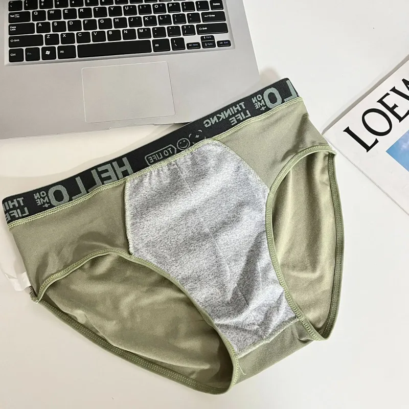 3PCS Underpants Soft Men's Panties Sports Personality Boxers Breathable Large Size Panties Briefs for Men Underwear T Underwears — image 4