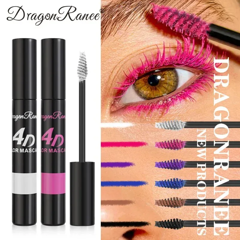 Colored Mascara Makeup 4D Silky Natural Long Eyelashes Mascara Waterproof Long-lasting Extension Thick Lasting Curling Mascara — image 6