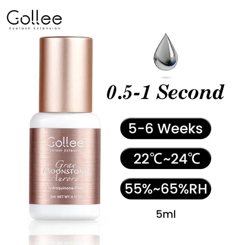 Gollee 0.5s Fast Dry Lash Extension Glue Professional Lash Adhesive Lasting 6-8 Weeks Waterproof Grafting Eyelash Super Bonder — image 12