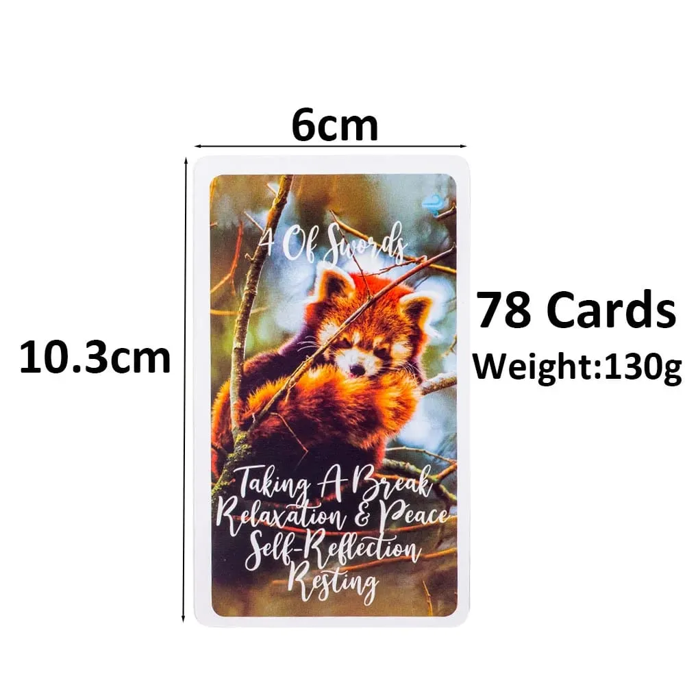 New Arrival 78Cards Twin Flame Awakened Path Tarot Deck Card 10.3x6cm For Family Party Fortune Telling Divination Game — image 3