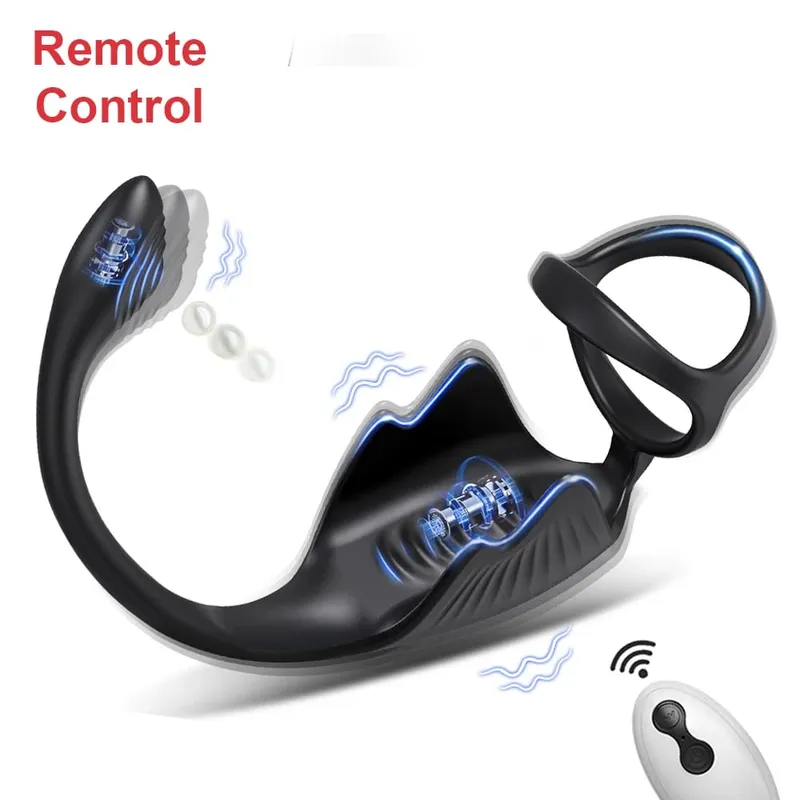 APP Control Vibrating Butt Plug Cock Ring for Men Prostate Massager for Gay Anal Vibrator Penis Ring Adult Sex Toy for Men — image 10