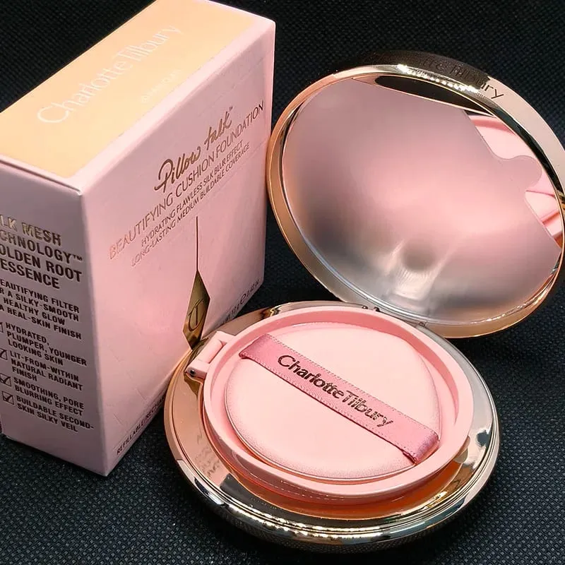 CT Makeup Set Fresh Breathable Shaping Spray Fine Texture Powder Small Gold Plate 2 Colors Powder Blusher Lip Gloss Cosmetics — image 20