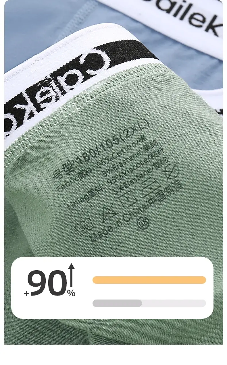 5 pçs boxer shorts roupa interior masculina sexy calcinha de algodão puro sólida elasticidade homem cuecas boxers masculinos homme u lingerie convexa — image 6