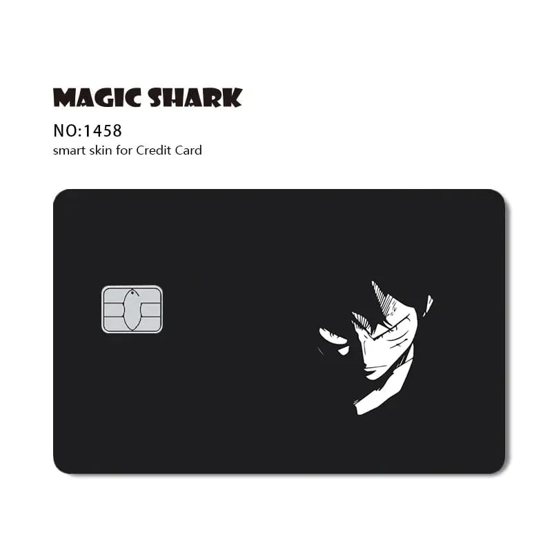 Hot Sale Maigc Shark Anime Chopper Luffy Nami Waterproof Front Side Sticker Film Skin for Credit Debit Card — image 11