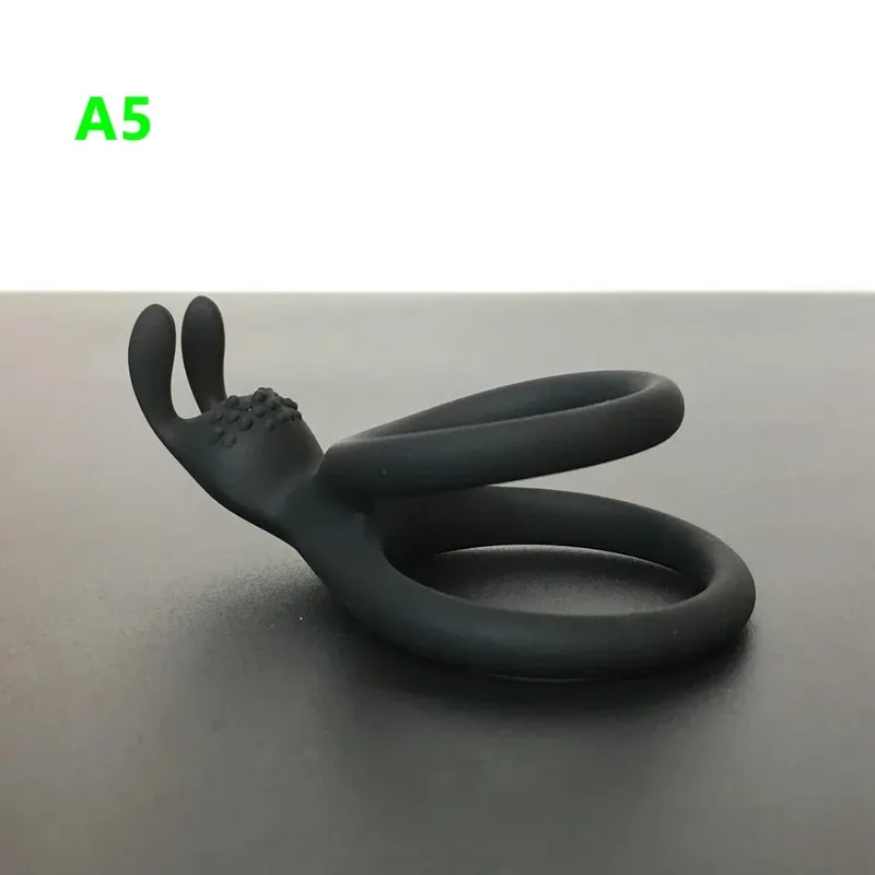 3PCS Durable Silicone Cock Rings Flash In The Night Lock Penis Ring Sex Toys For Men Male Delay Ejaculation Scrotum Lock Ring — image 8