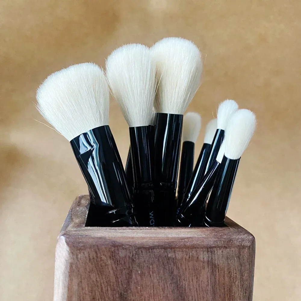 WG Eye Shadow Brushes Eye Crease Blending Nose Contouring Makeup Brush Cosmetic Tools with Natural Goat Hair — image 6