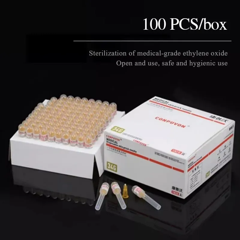 34g medical small needle 1.5/2.5/4mm disposable non painless beauty salon hand injected ultra-fine mosquito needle — image 3