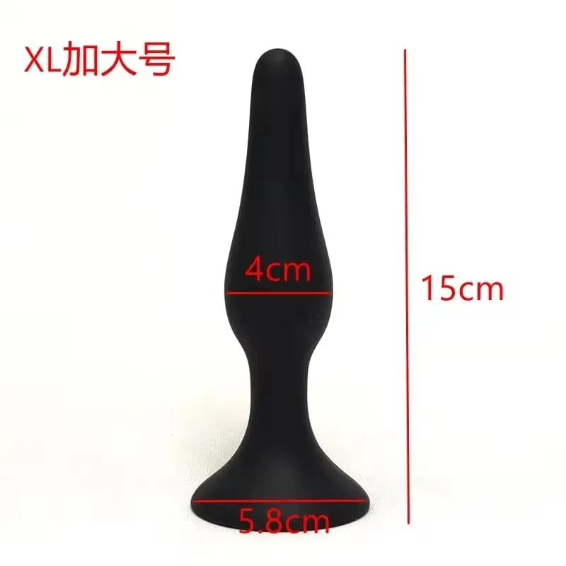 S/L/XL Silicone Anal Plug Butt Plug Anus Stimulation Prostate Massage Sex Toys for Women Men Gay Anal Dilator Sex Shop Bdsm — image 8