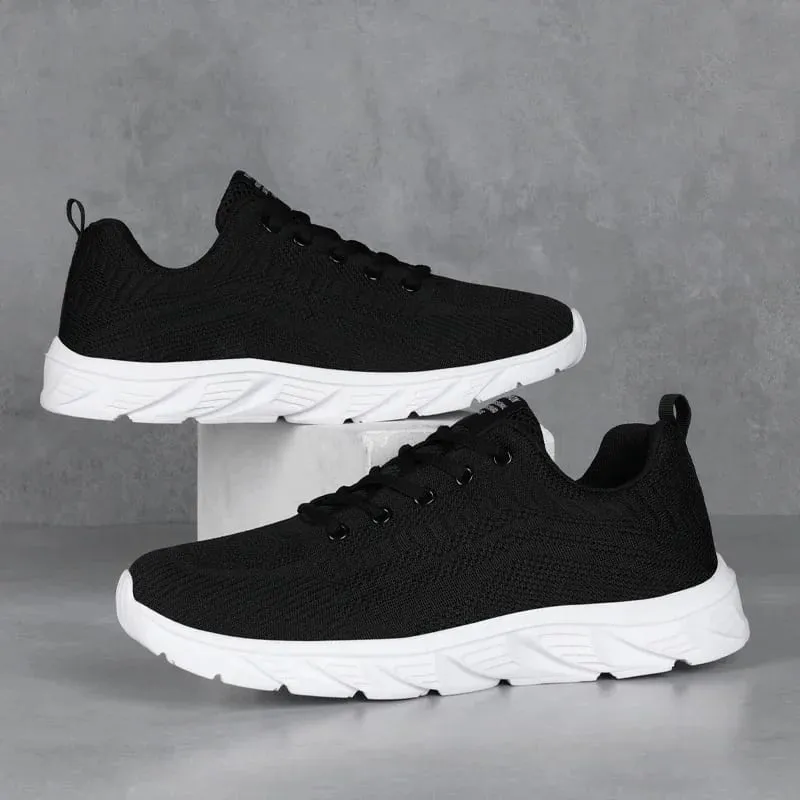รองเท้าวิ่งผู้ชายผู้ชายรองเท้าผ้าใบแฟชั่นน้ำหนักเบา Trainers Breathable เดินรองเท้ากลางแจ้งสบายกีฬาสำหรับชาย