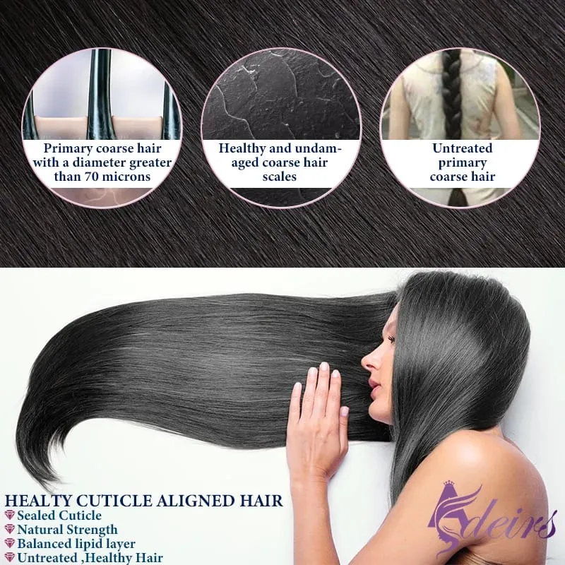 Tape in Human Hair Extensions Natural Seamless Invisible Soft 14"-24" Real Natural Hair Remy Quality Straight Black Brown — image 6