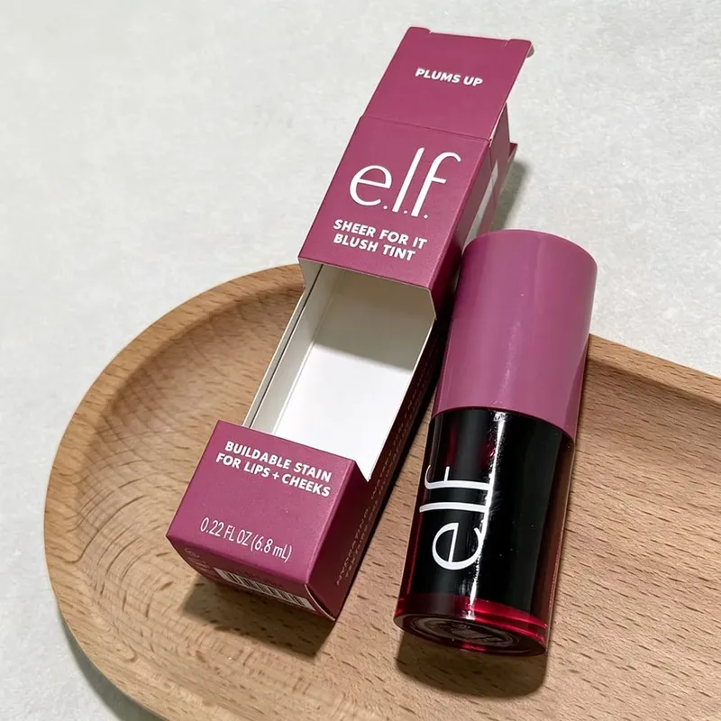 Elf New Sheer For It Blush Tint Dual-Use Liquid Blush Lip Gloss Sheer Tone Smooth Texture Nice Glow For Lip Cheek Daily Makeup — image 9