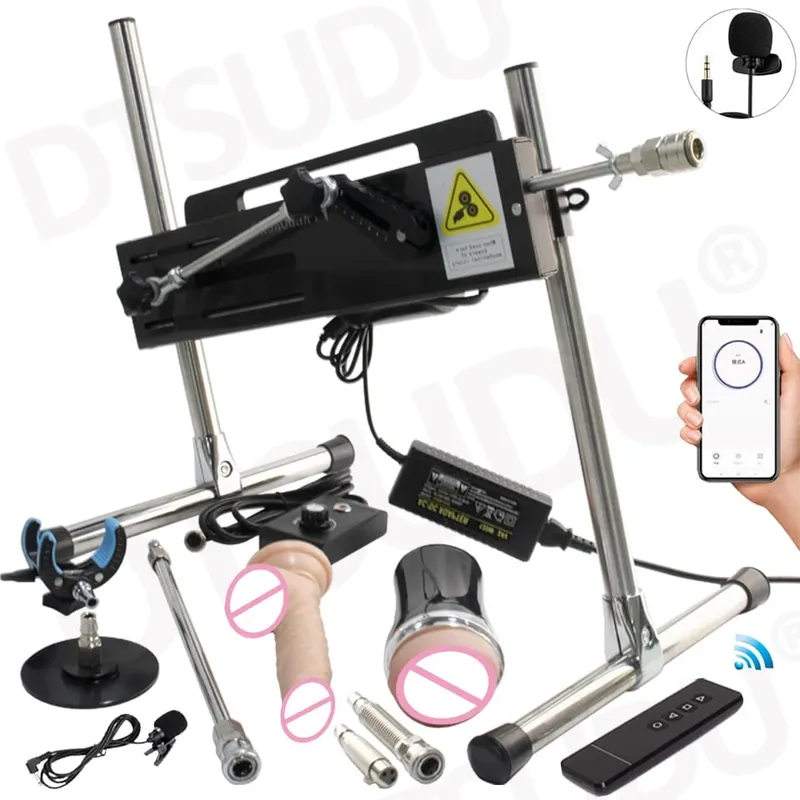 Műpénisz-120W-os automata műpéniszgép 3-15cm szuper csendes maszturbáló műpénisz szexgép felnőtt pár szexuális játék női férfi szexjáték — image 14