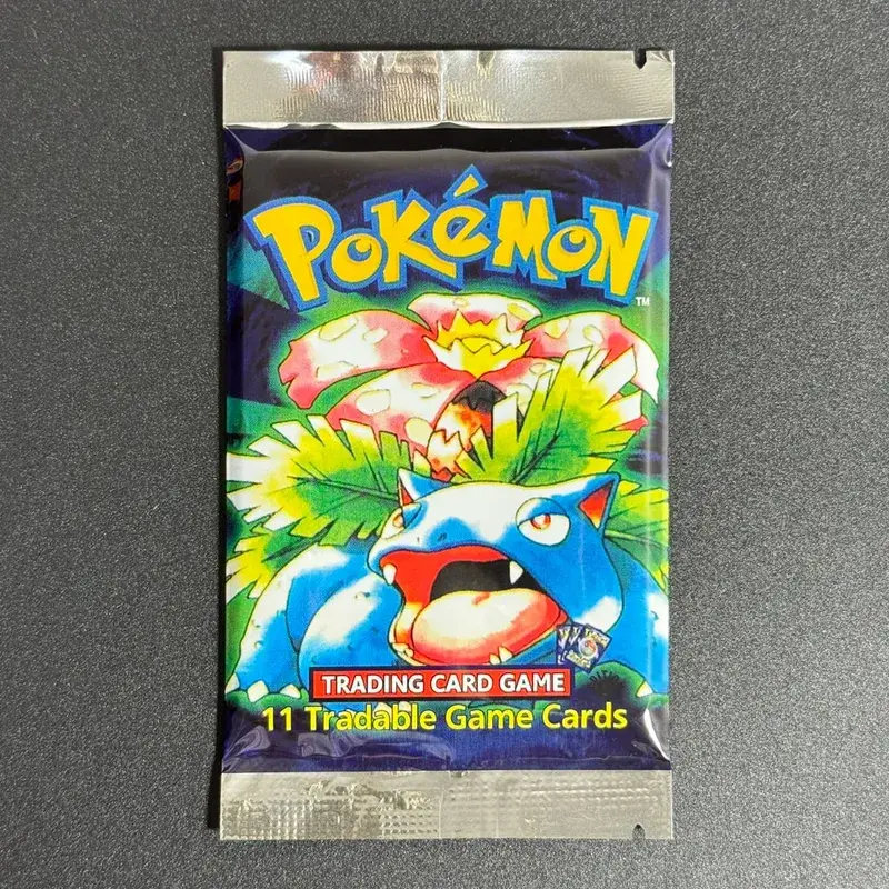 1. udgave basesæt 1999 Booster Pack TCG basesæt Ubegrænset spilkort Pokemon Charizard Blastoise Venusaur PTCG samleobjekt