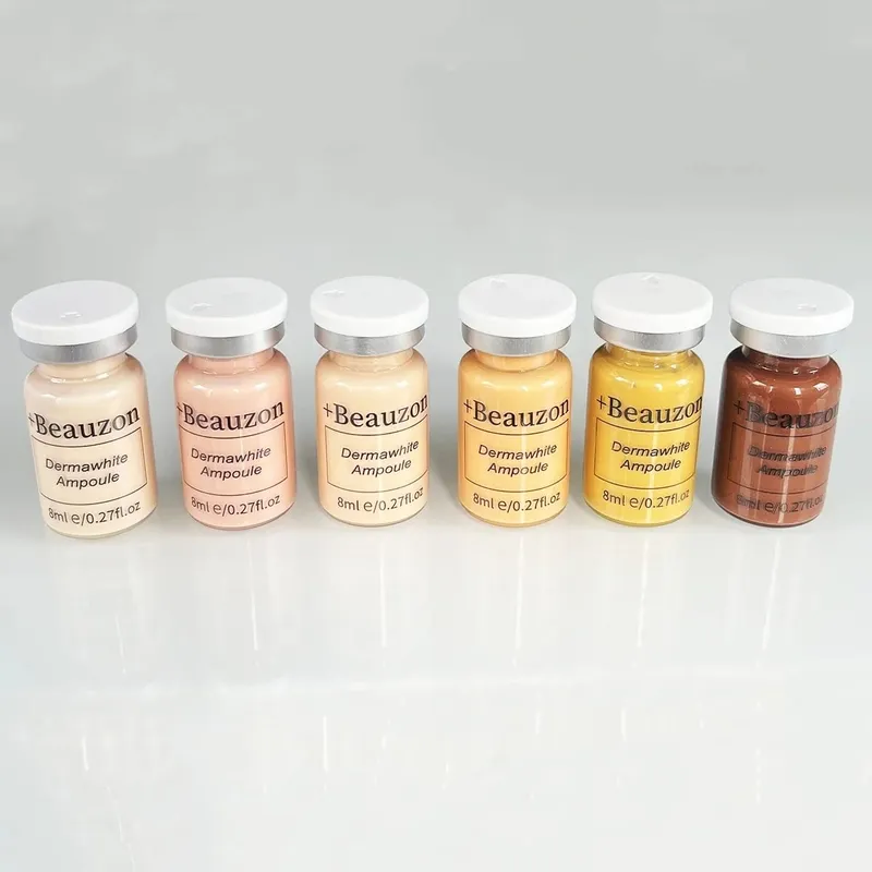 8ml BB Cream Asid Hyaluronik Serum Cahaya Muka Ampul Pati Peptida Alas Pelembap Penjagaan Peremajaan Kulit Beauzon — image 12