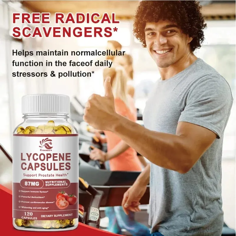 Lycopene Capsules Tomato Extract Protect Prostate Increases Physical Strength Supplement Energy Enhance Immunit — image 3