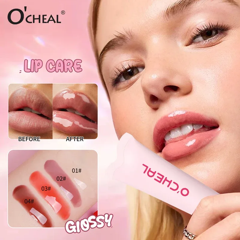 Crystal Glaze Lip Gloss Moisturizing Plumping Lip Oil Shiny Hydrating Lip Care Tinted Lip Balm Daily Lip Makeup Cosmetics — image 6