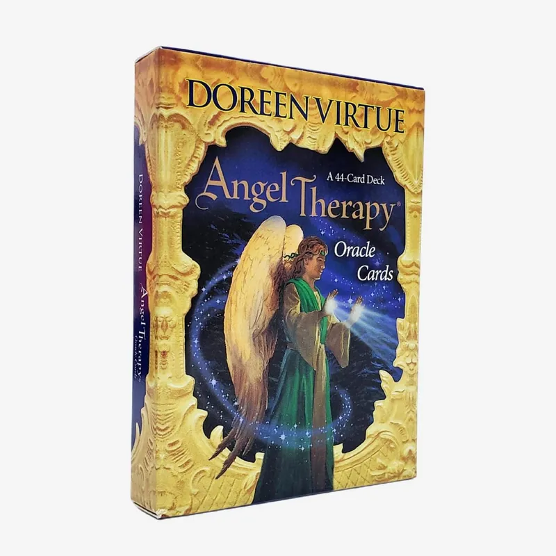 Angel Therapy Oracle cards PDF Guidebook Tarot cards deck board games for family party women kids toys — image 1