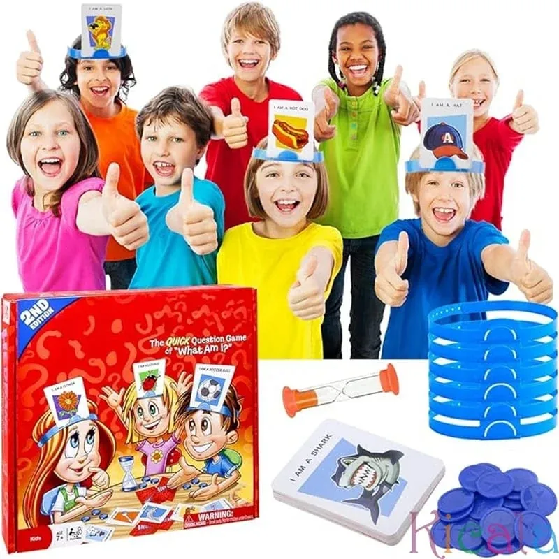 Kid Picture Guessing Board Game Who Is It Game For Kids Children Board Parent-Child Interactive Games For The Family Party Games